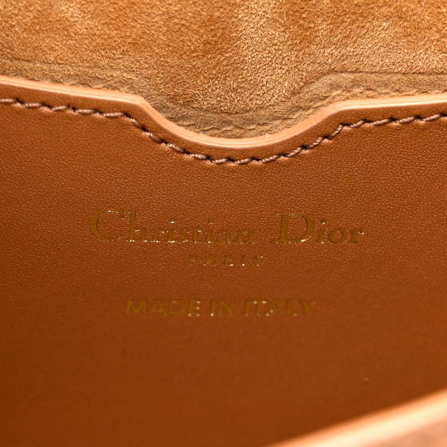 Christian Dior Box Calfskin Medium Bobby Flap Camel 6 of 13