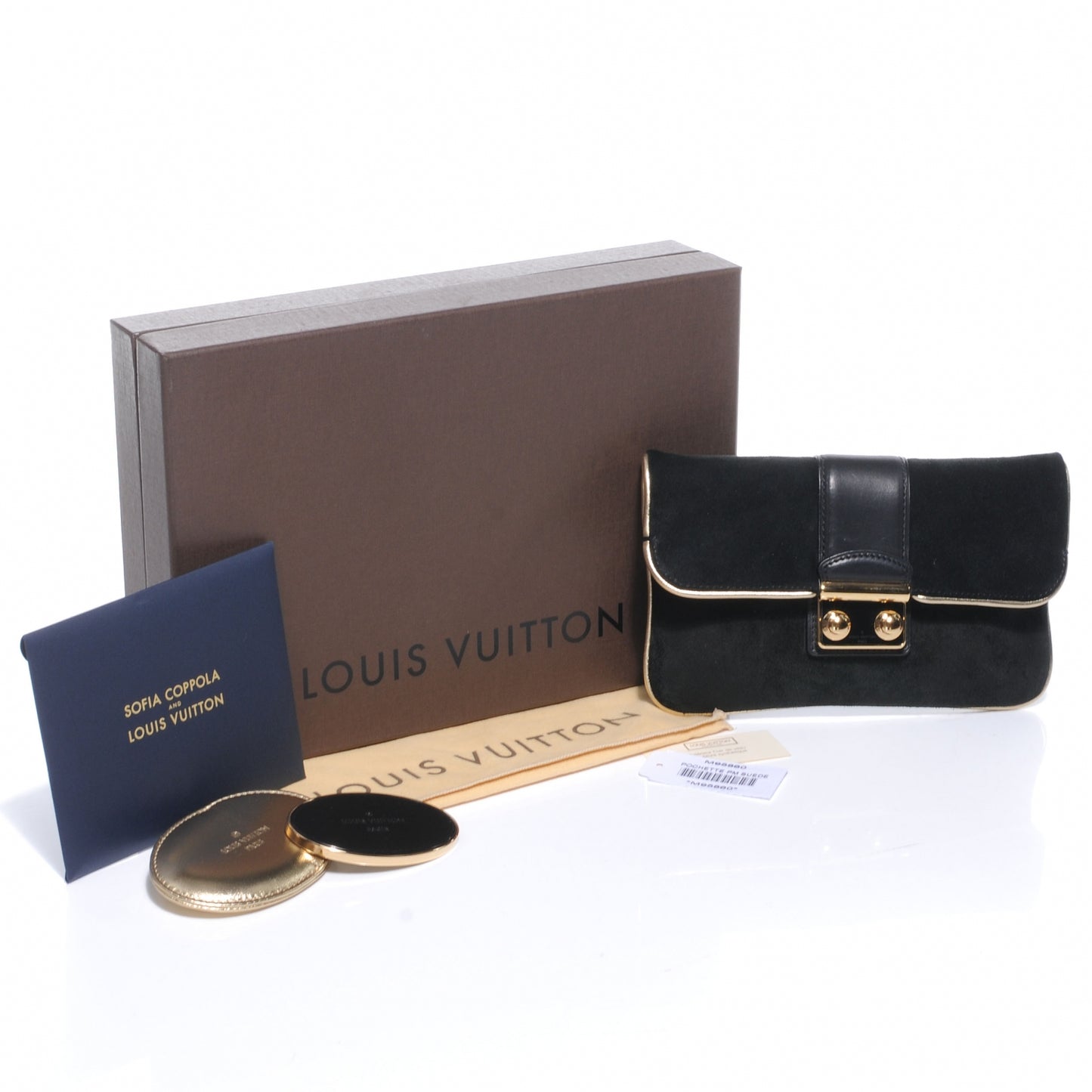 Suede SC Slim Clutch Coal