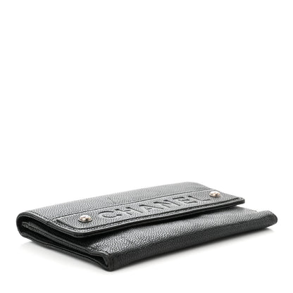 Chanel Caviar Outdoor Ligne Wallet Black 4 of 14