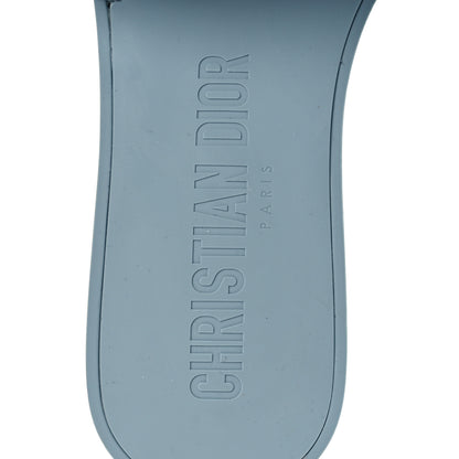 Christian Dior Rubber Macrocannage Dio(r)evolution Slide Sandals 36 Bracing Blue 7 of 11