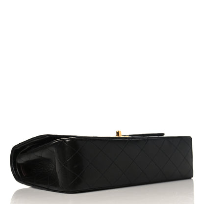 Chanel Lambskin Quilted Medium Double Flap Black 4 of 11