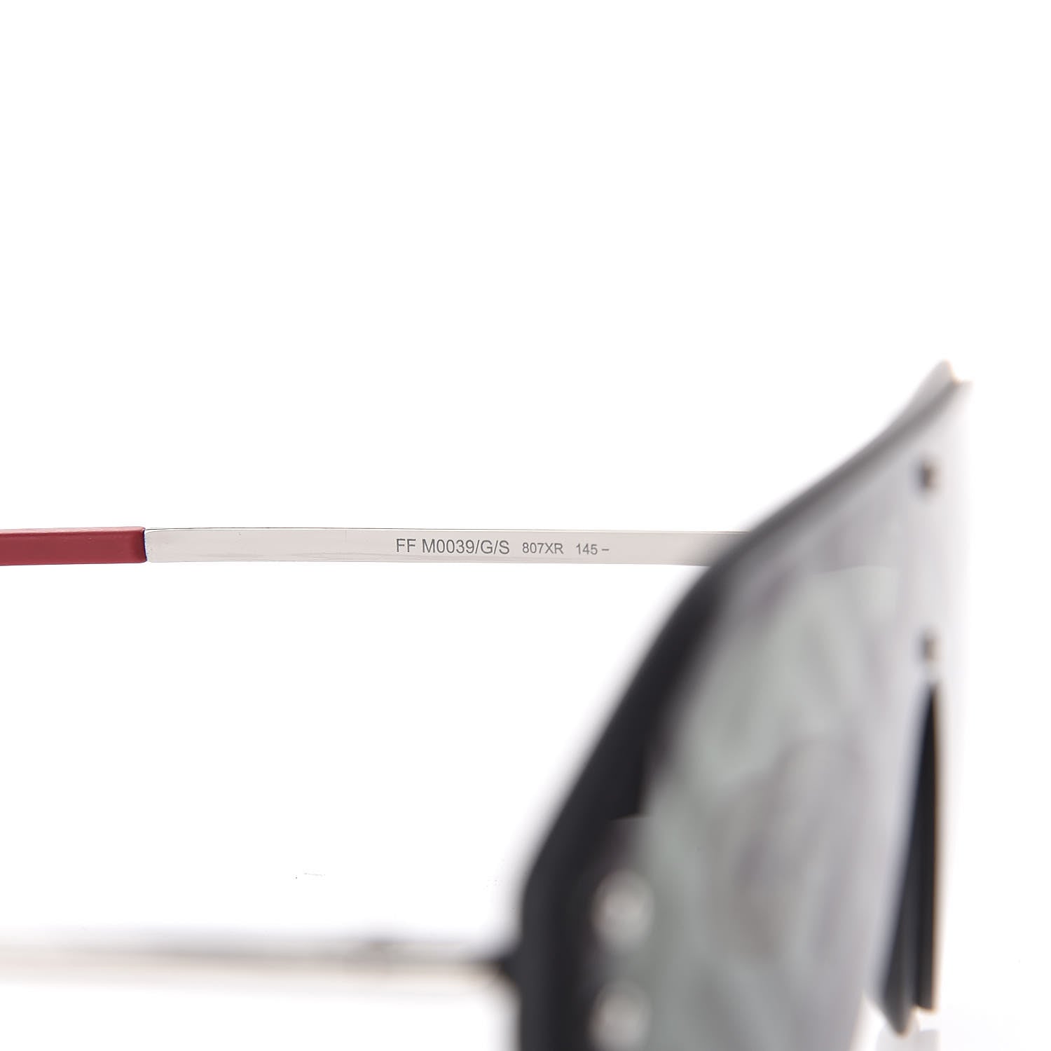Fendi FF Fabulous Shield Sunglasses FF M0039/G/S Black 5 of 8