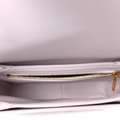 Celine Shiny Calfskin Teen Cuir Triomphe Poudre 4 of 10
