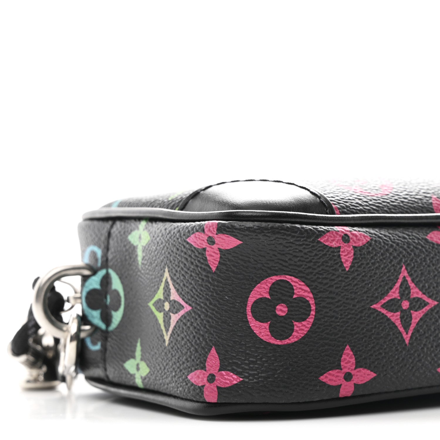 Louis Vuitton Monogram Iridescent Trocadero Wearable Wallet Black 8 of 9