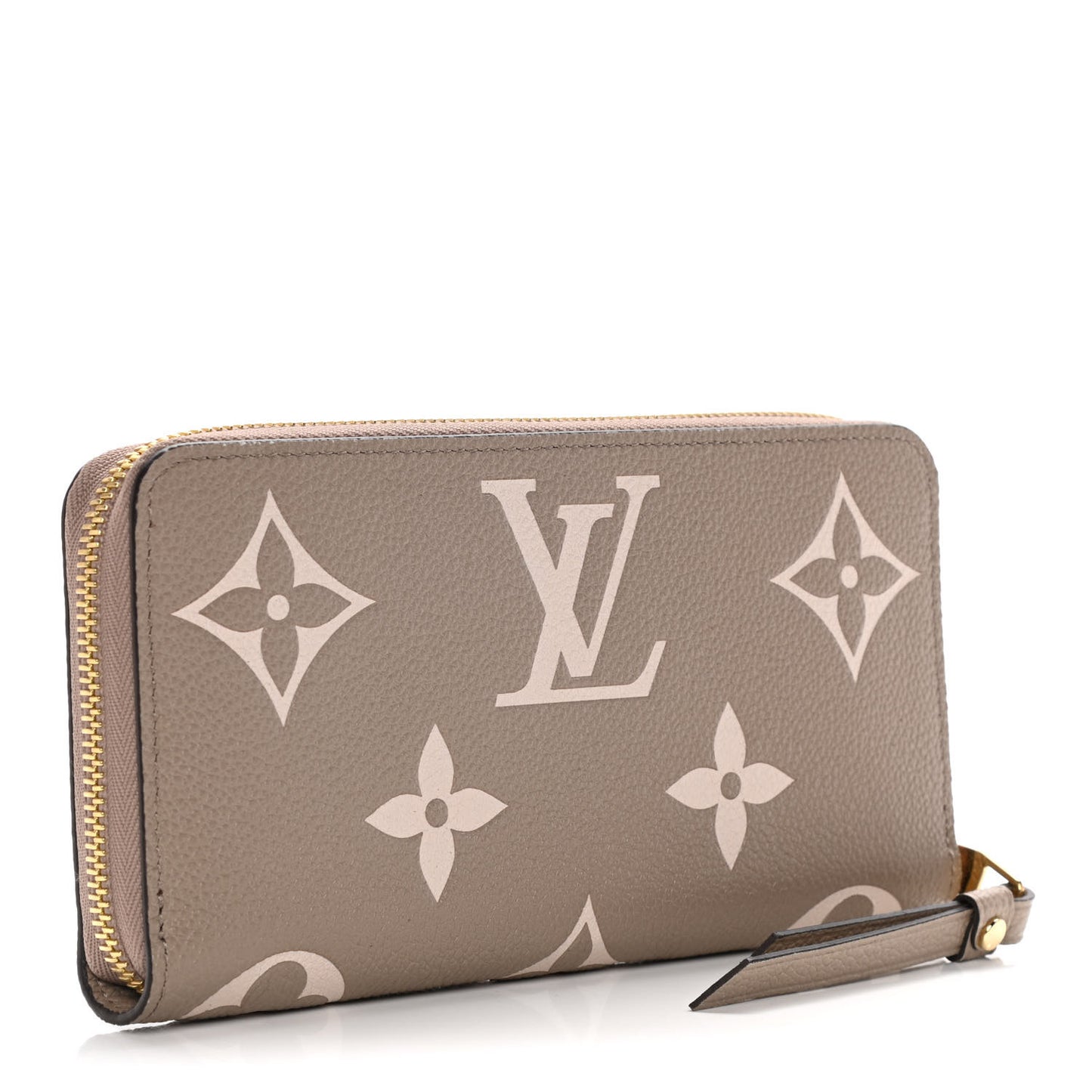 Empreinte Monogram Giant Zippy Wallet Tourterelle Creme
