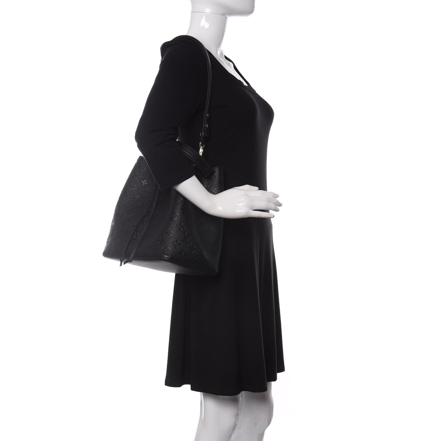 Louis Vuitton Empreinte Neonoe MM Black 2 of 10