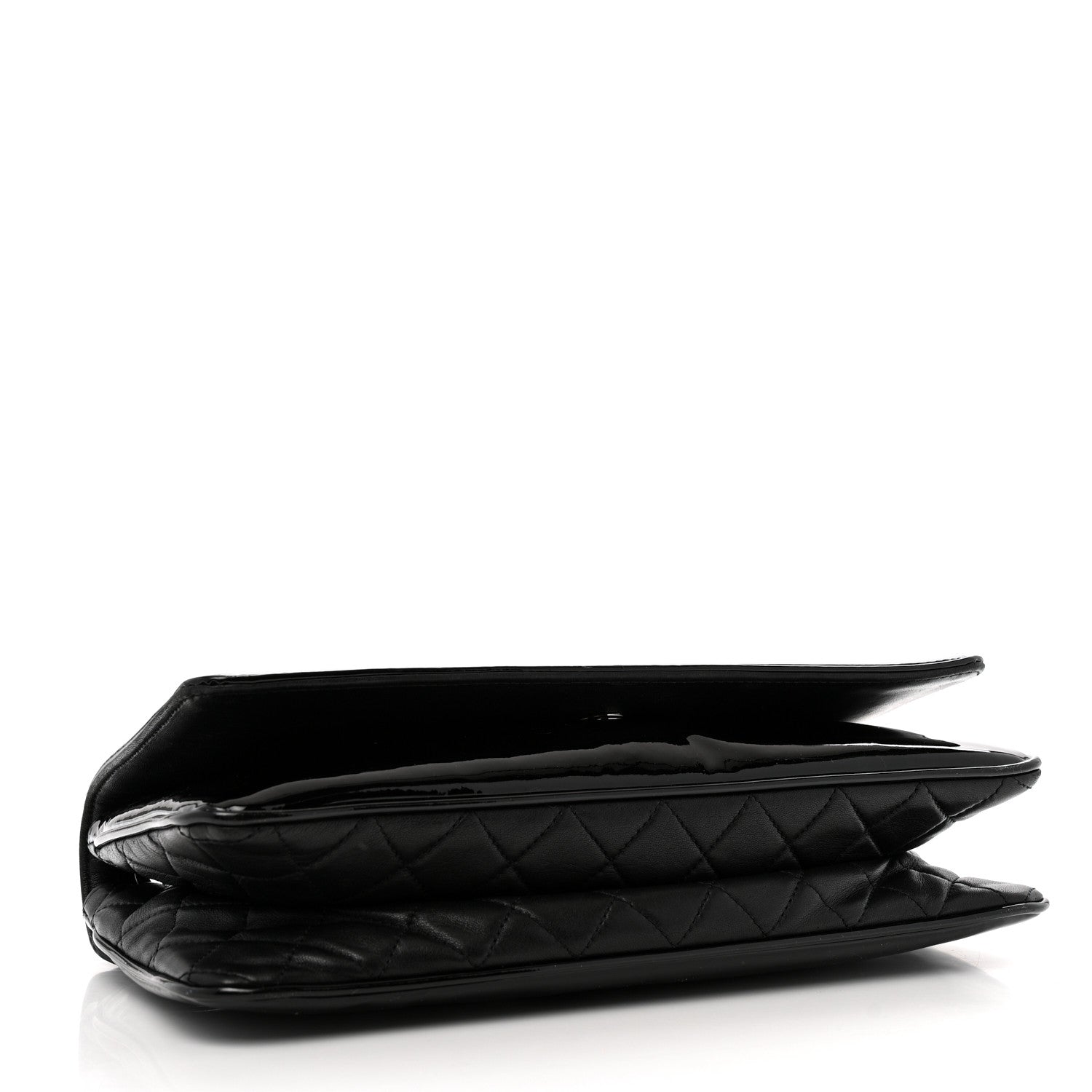 Chanel Vinyl Small Lipstick Flap Bag Black 4 of 13