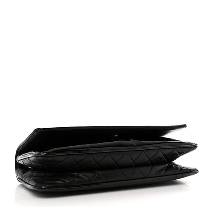 Chanel Vinyl Small Lipstick Flap Bag Black 4 of 13
