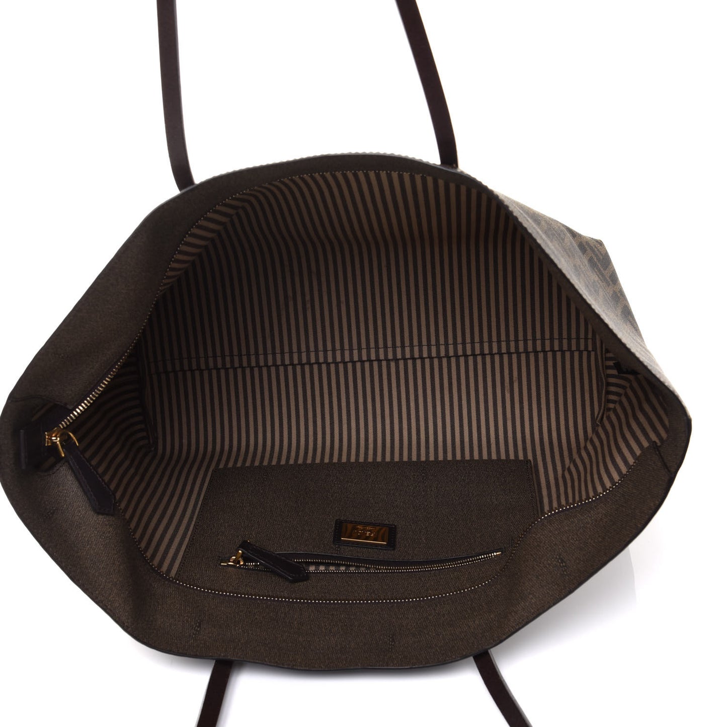 Zucca Spalmati Medium Roll Tote Tobacco Moro
