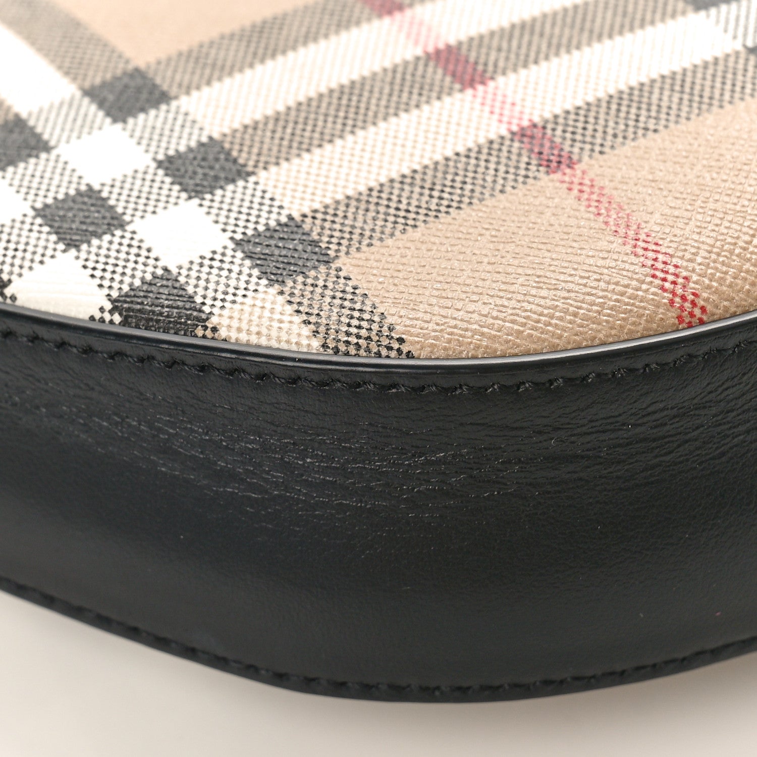 Burberry Vintage Check Calfskin Olympia Slim Pouch Archive Beige 7 of 8