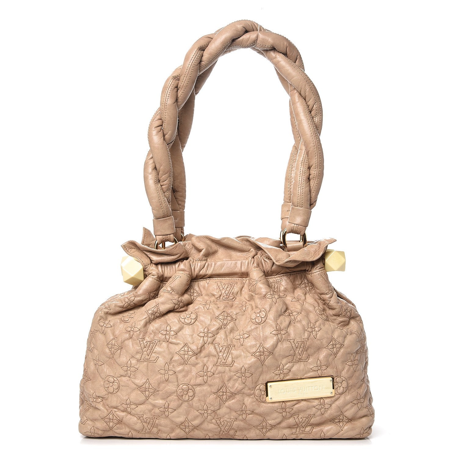 Louis Vuitton Lambskin Olympe Stratus PM Ecru 1 of 7