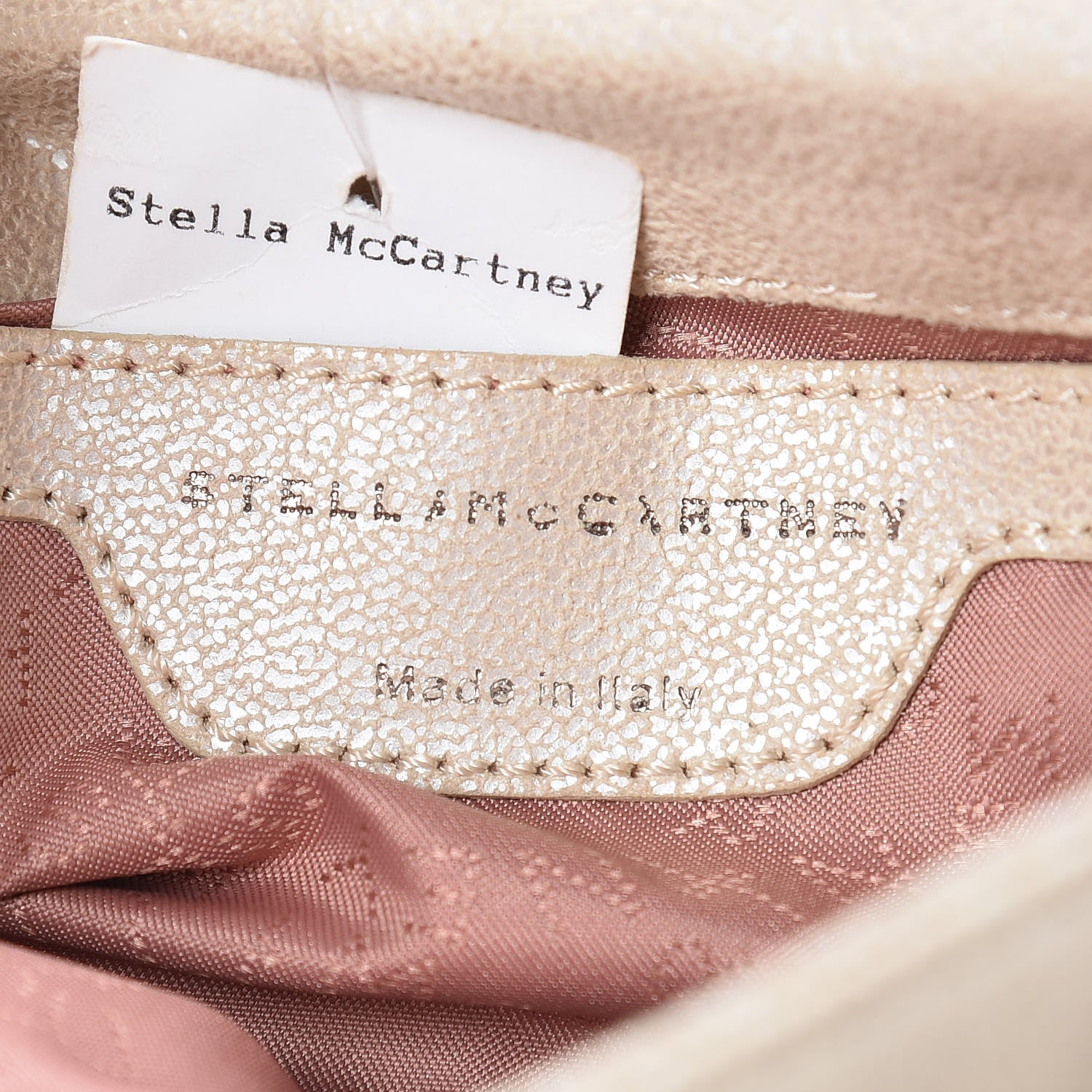 Stella McCartney Shaggy Deer Mini Falabella Crossbody Bag Sand 8 of 12