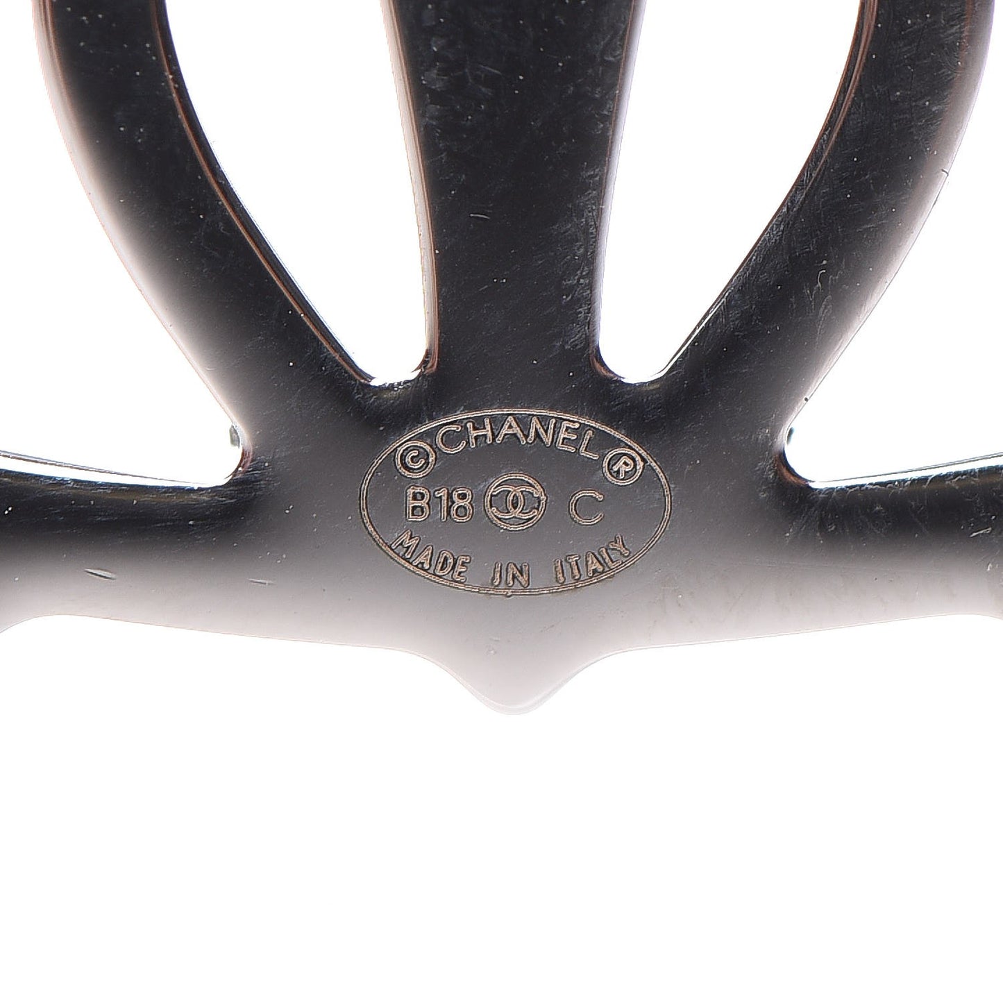 Strass Crystal Owl CC Brooch Purple Ruthenium