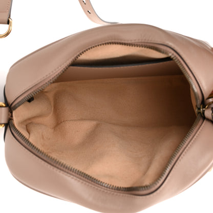 Gucci Calfskin Matelasse Small GG Marmont Chain Shoulder Bag Porcelain Rose 4 of 9