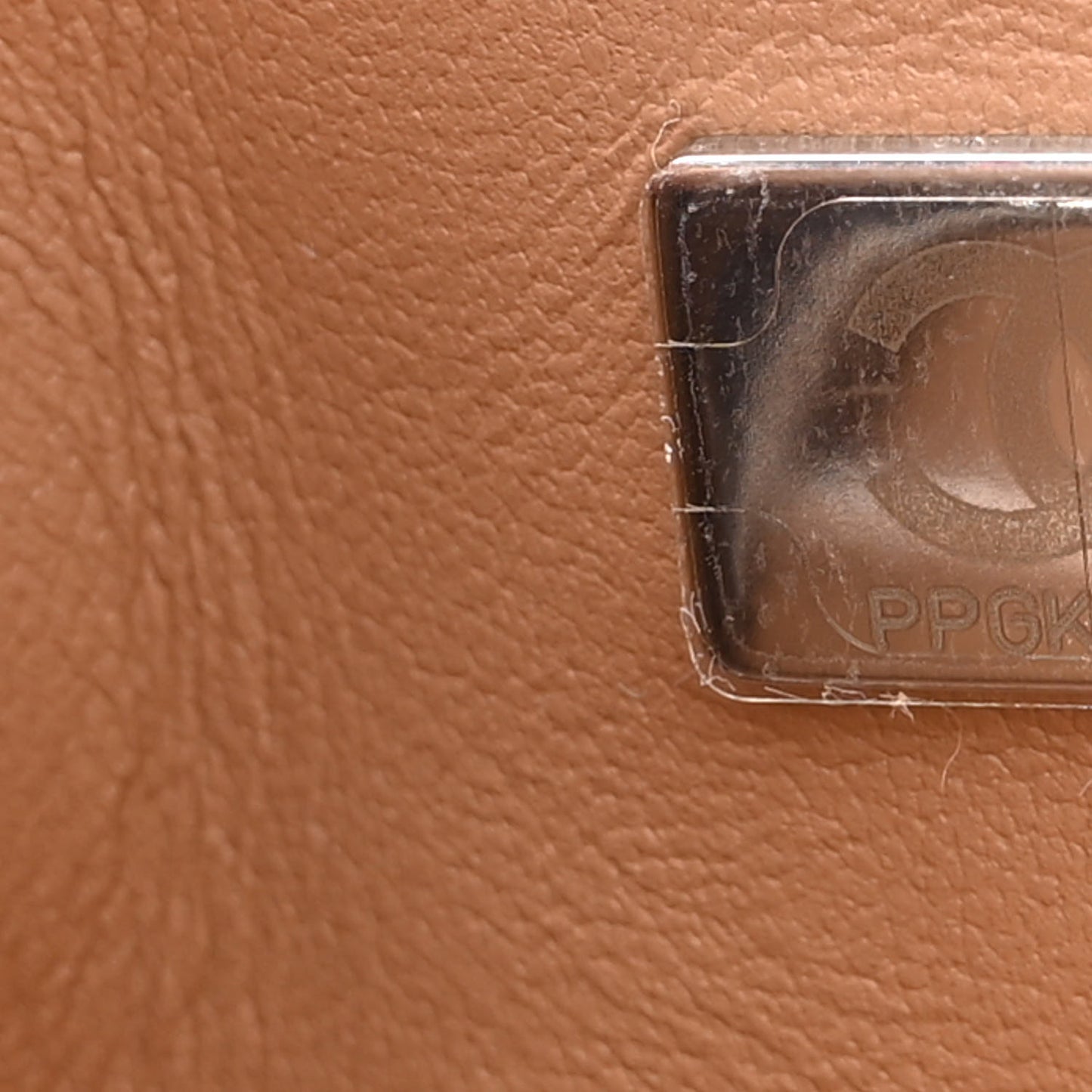 Lambskin Quilted Mini Rectangular Flap Dark Beige