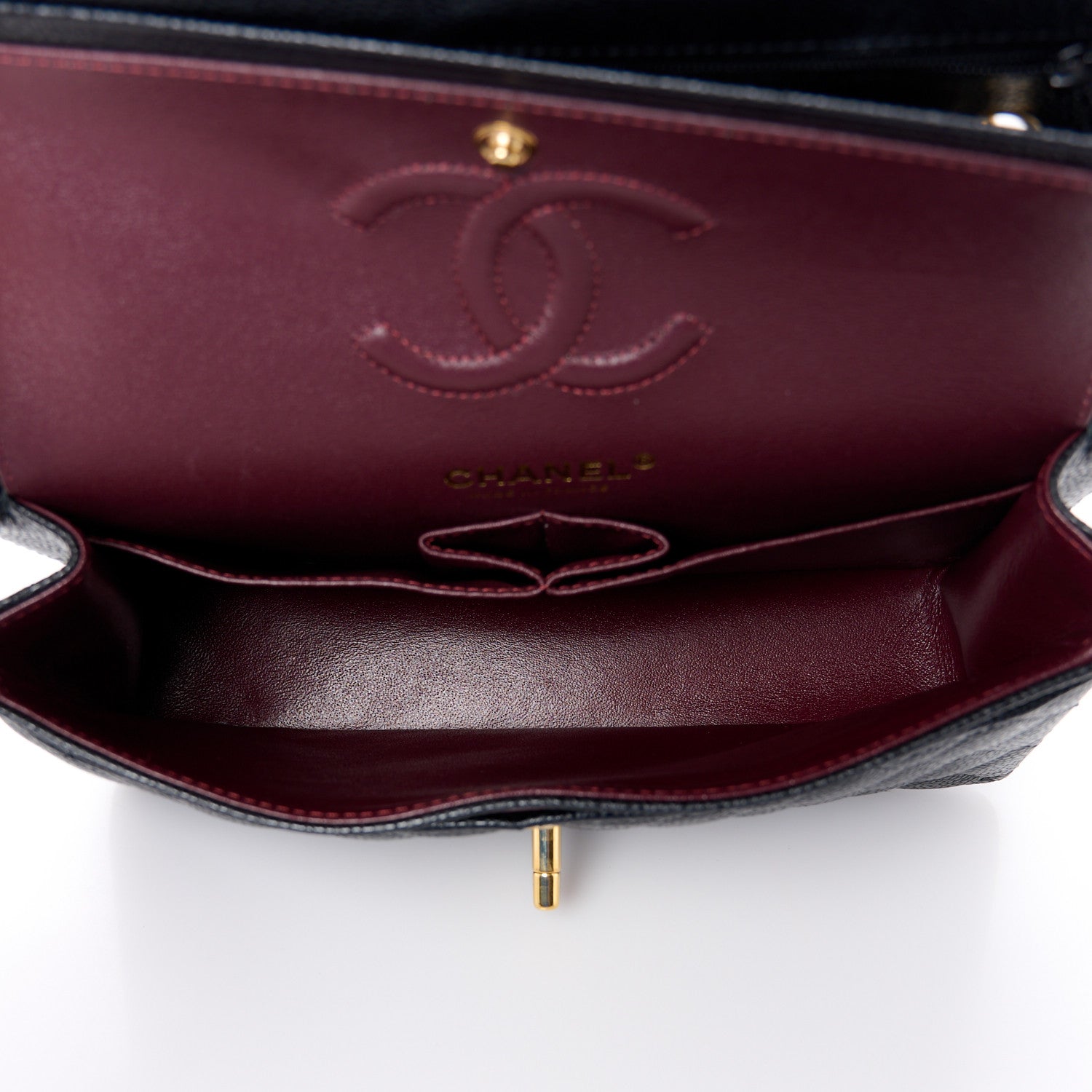 Chanel Caviar Quilted Small Double Flap Black 5 of 12
