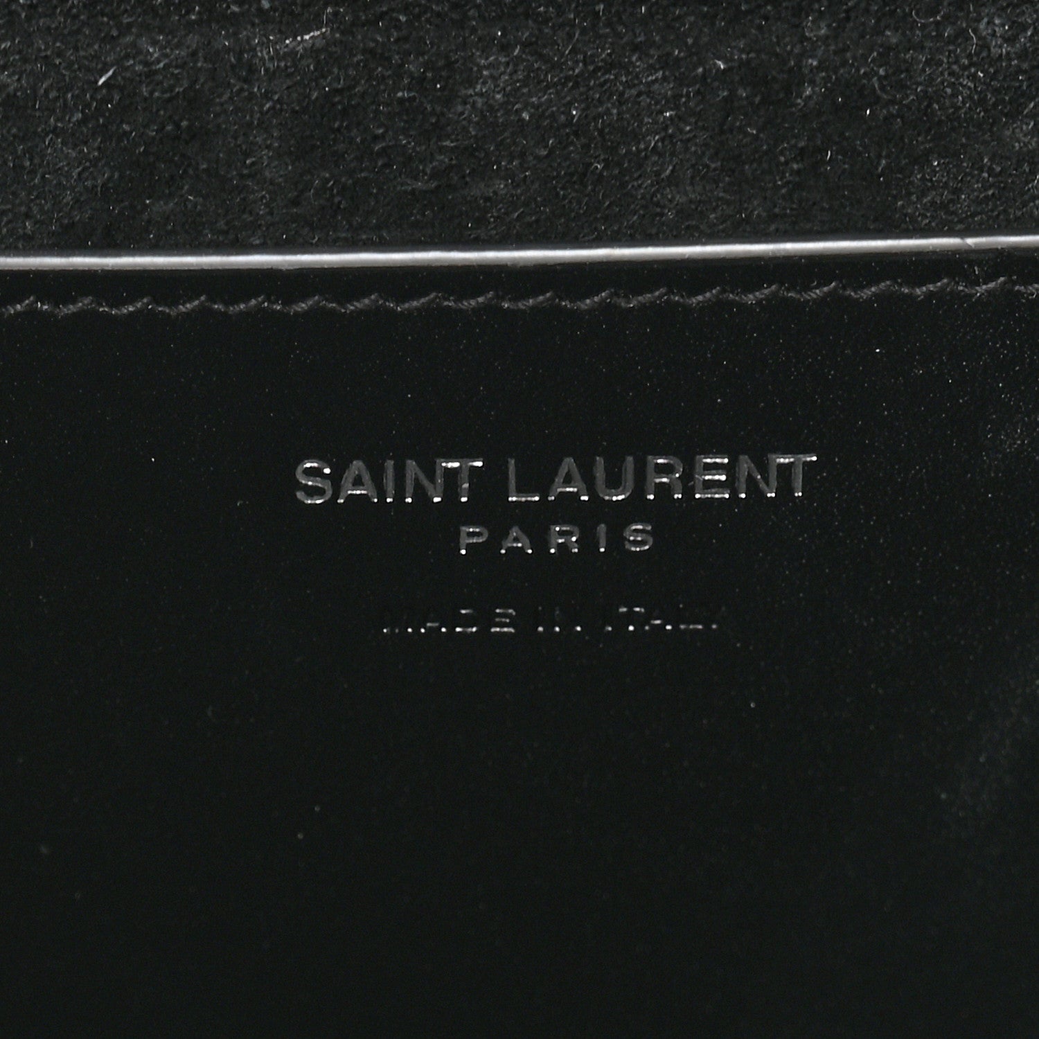 Saint Laurent Calfskin Monogram Take Away Box Black 6 of 10