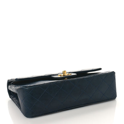 Chanel Lambskin Quilted Small Double Flap Navy 4 of 12