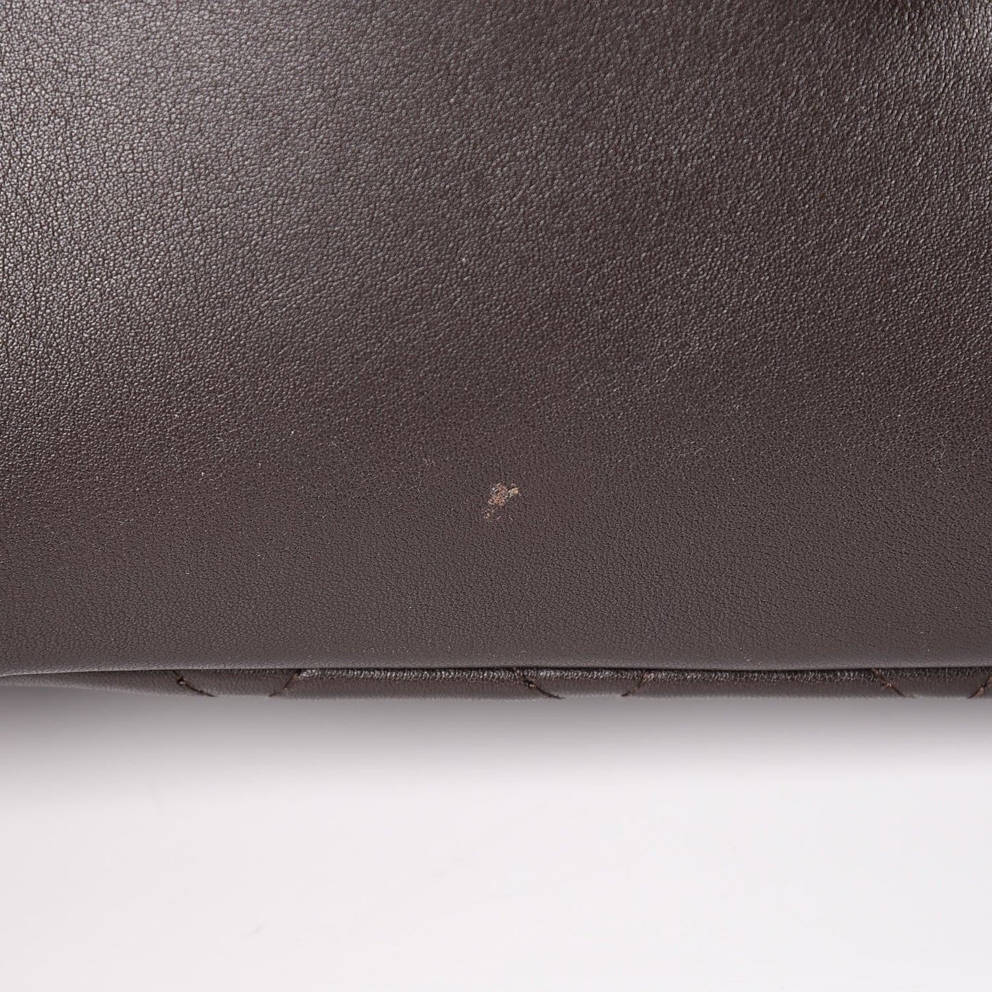 Calfskin Quilted Large Cambon Tote Brown