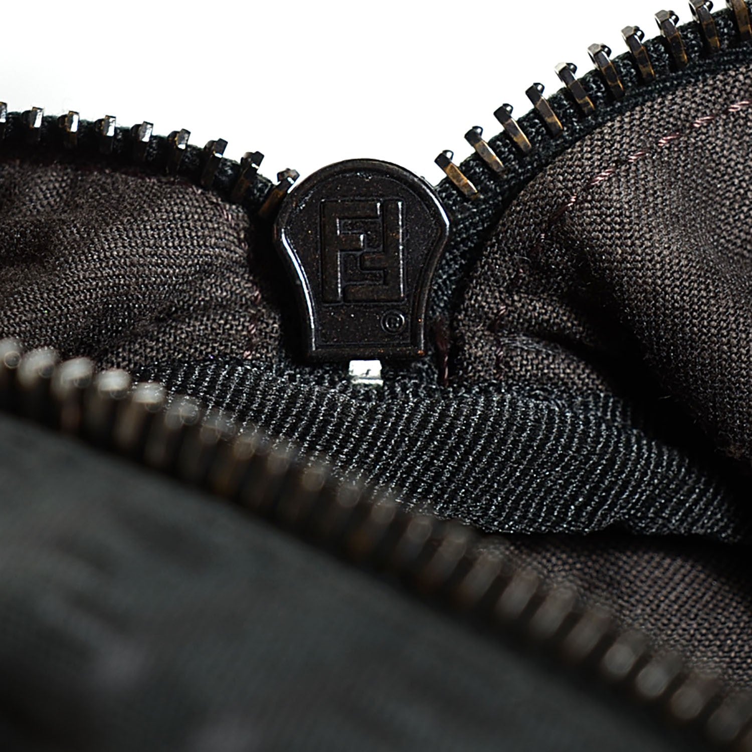 Fendi Zucchino Vitello Small Boston Black 7 of 10