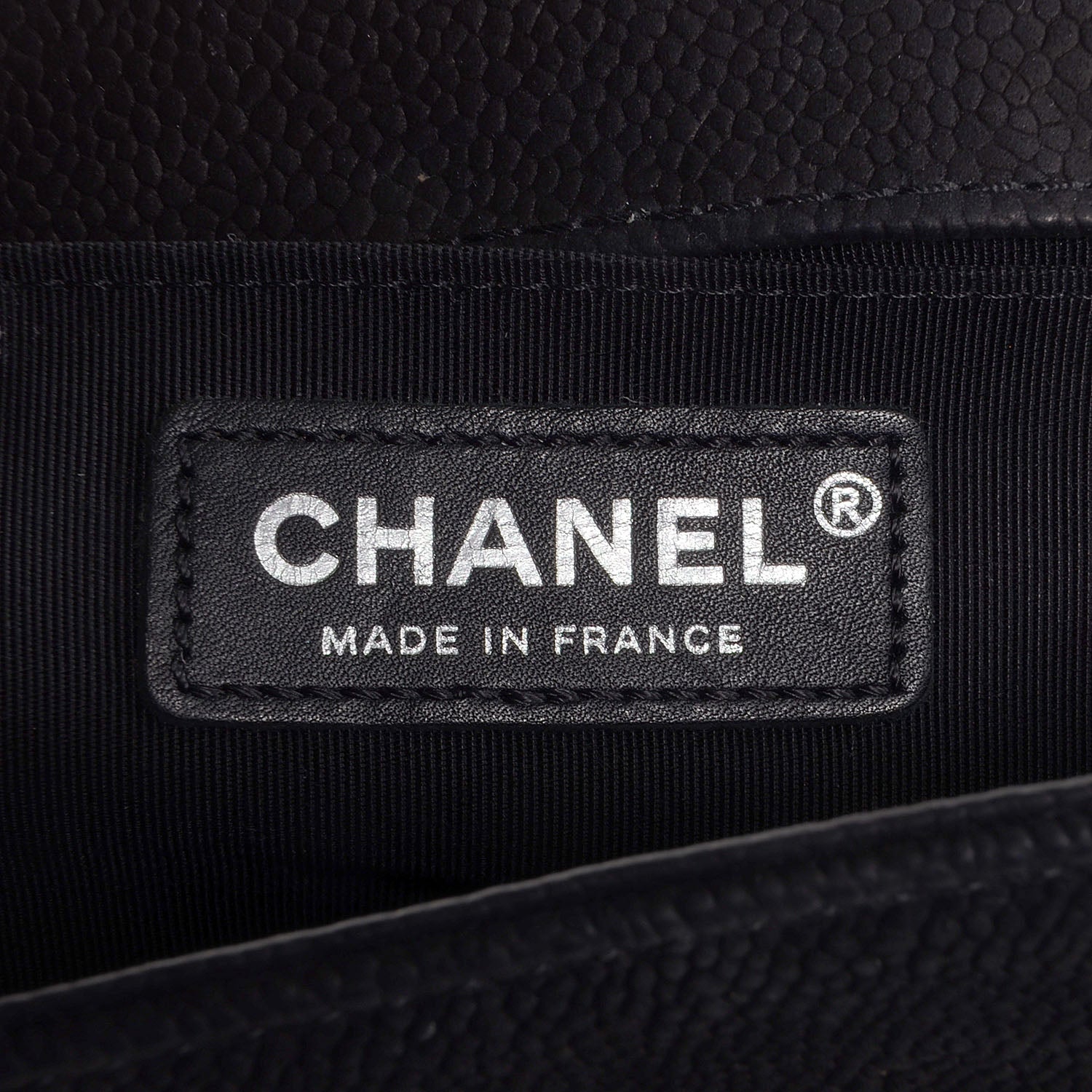 Chanel Iridescent Caviar Medium Boy Flap Black 6 of 8