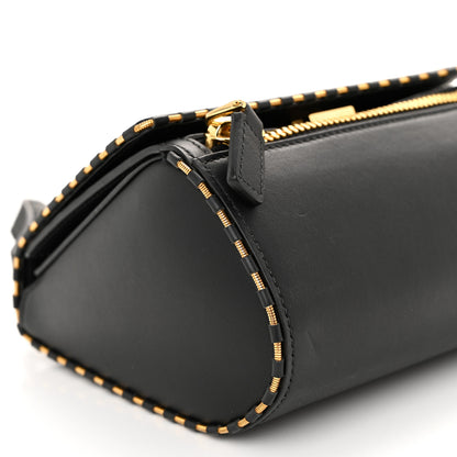 Givenchy Calfskin Metal Trim Mini Pandora Box Crossbody Bag Black 9 of 10