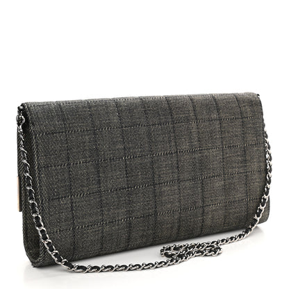Chanel Denim Chocolate Bar Flap 3 of 9