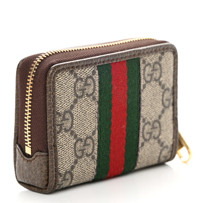 Gucci GG Supreme Monogram Web Ophidia Playing Card Case Beige New Acero 4 of 11