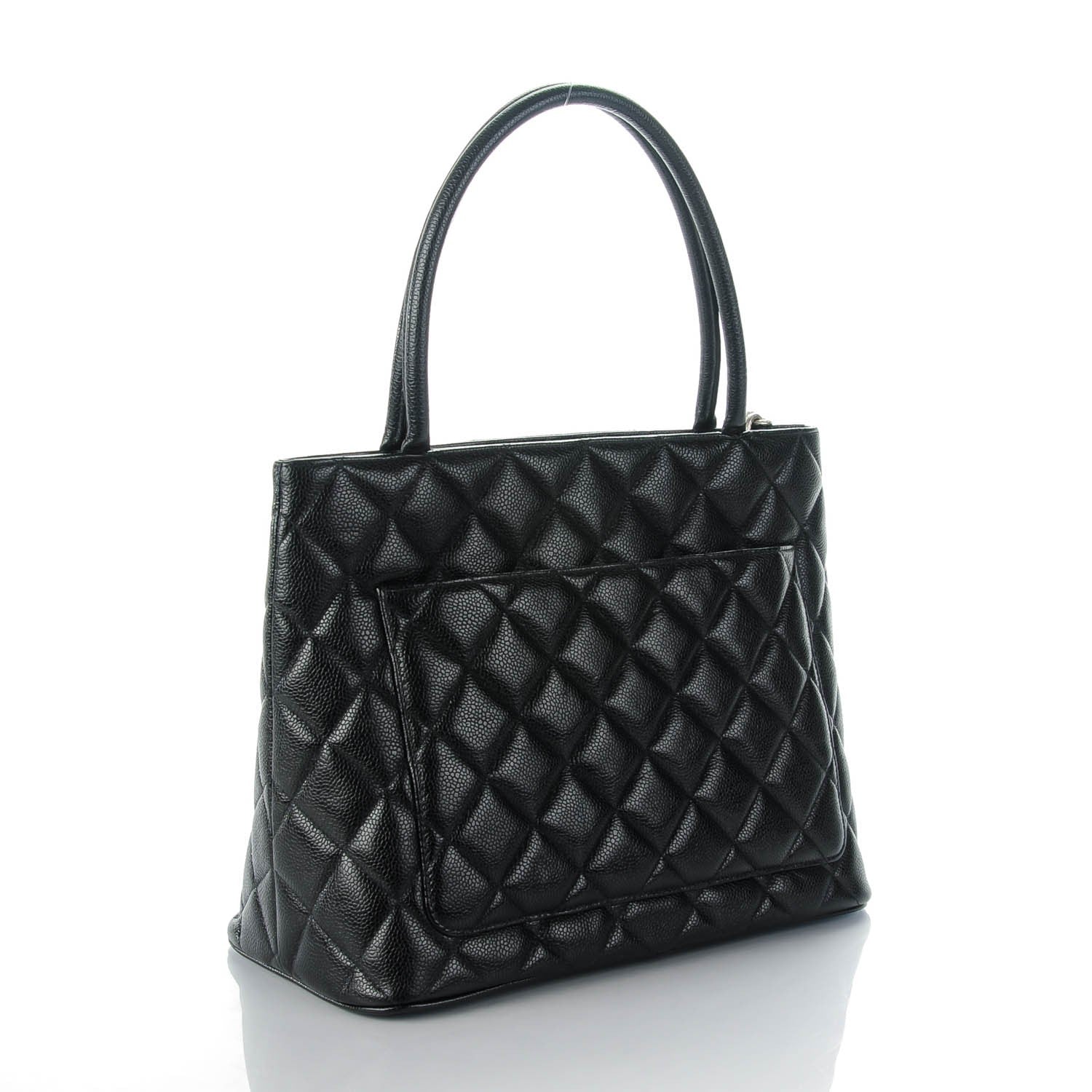 Chanel Caviar Quilted Medallion Tote Black 3 of 8
