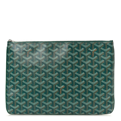 Goyard Goyardine Senat Pochette MM Green 1 of 7