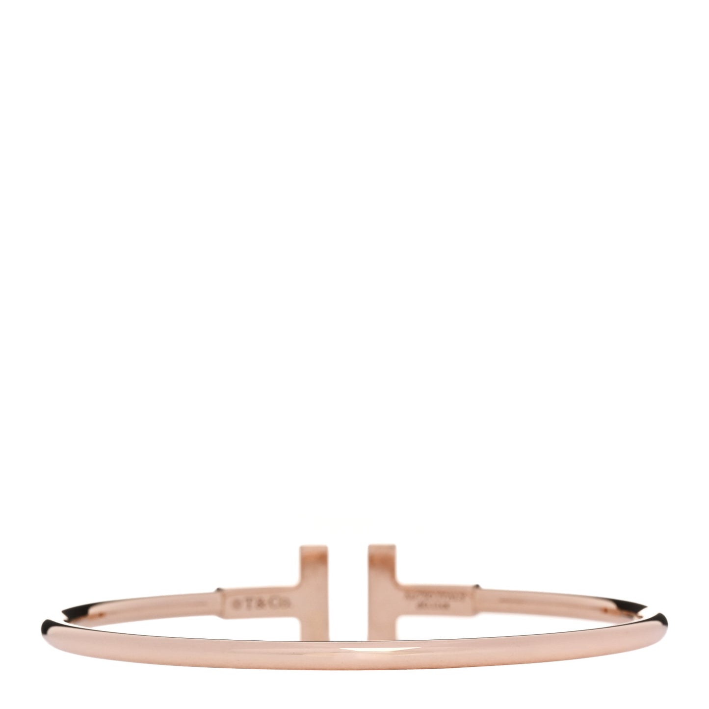 18K Rose Gold Diamond Mother of Pearl T Wire Bracelet