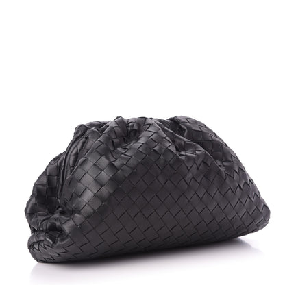 Bottega Veneta Nappa Maxi Intrecciato The Pouch Oversized Clutch Black 3 of 11