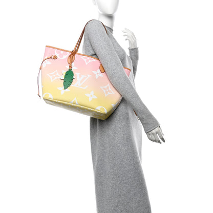 Louis Vuitton Monogram Giant By The Pool Neverfull MM Light Pink 2 of 9