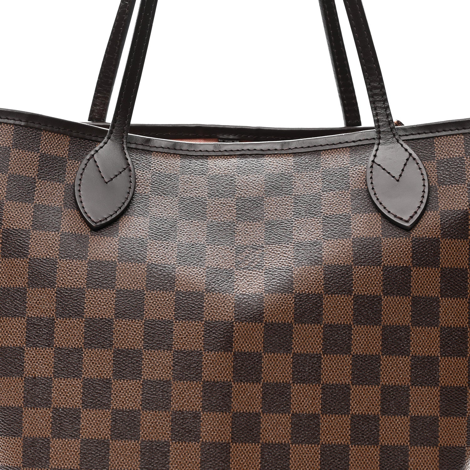 Louis Vuitton Damier Ebene Neo Neverfull MM Rose Ballerine 9 of 17