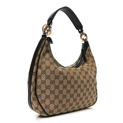 Gucci Monogram Medium GG Twins Hobo Dark Brown 3 of 10
