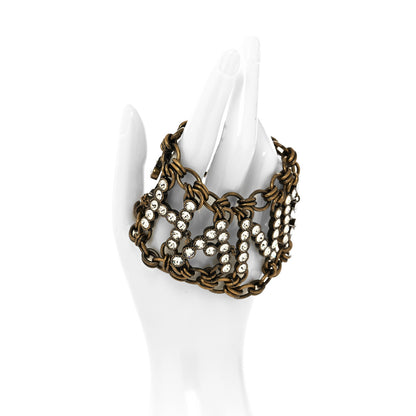 Chanel Crystal City of Lights Chain Bracelet Gold 2 of 6
