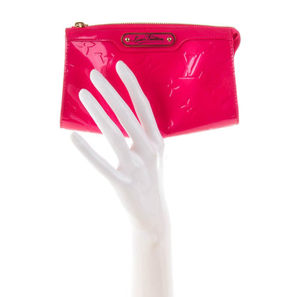 Louis Vuitton Vernis Trousse Cosmetic Pouch Rose Pop 2 of 7