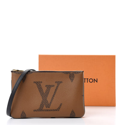 Louis Vuitton Reverse Monogram Giant Double Zip Pochette 12 of 12