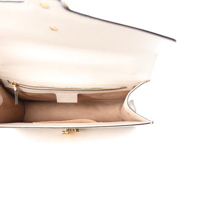 Gucci Calfskin Small Sylvie Shoulder Bag Off White 5 of 10