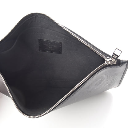Louis Vuitton Epi Neverfull Pochette MM GM Black 4 of 5