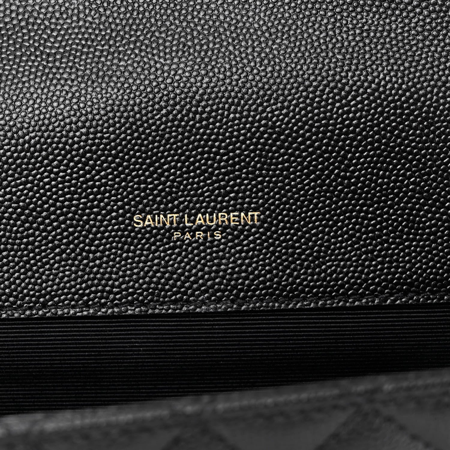 Saint Laurent Grain De Poudre Textured Mixed Matelasse Triquilt Small Monogram Satchel Black 6 of 11