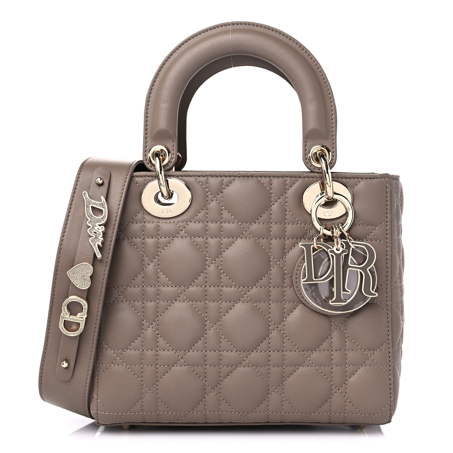 Calfskin Cannage Small My ABCDior Lady Dior Beige