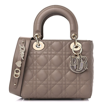 Christian Dior Calfskin Cannage Small My ABCDior Lady Dior Beige 1 of 8