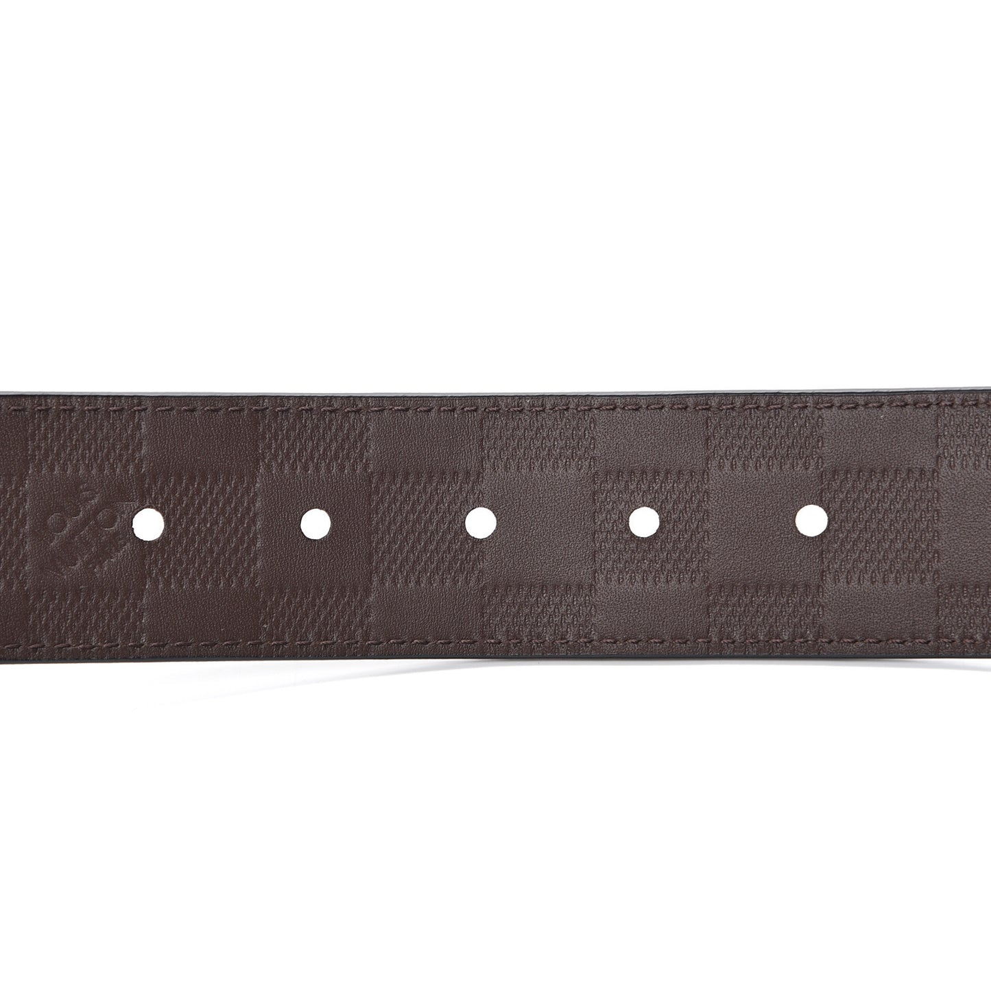 Damier Infini Calfskin 40mm Reversible Belt 100 Black Moka