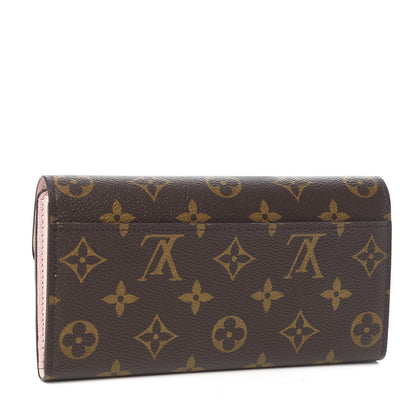 Louis Vuitton Monogram Sarah Wallet NM Rose Ballerine 2 of 5