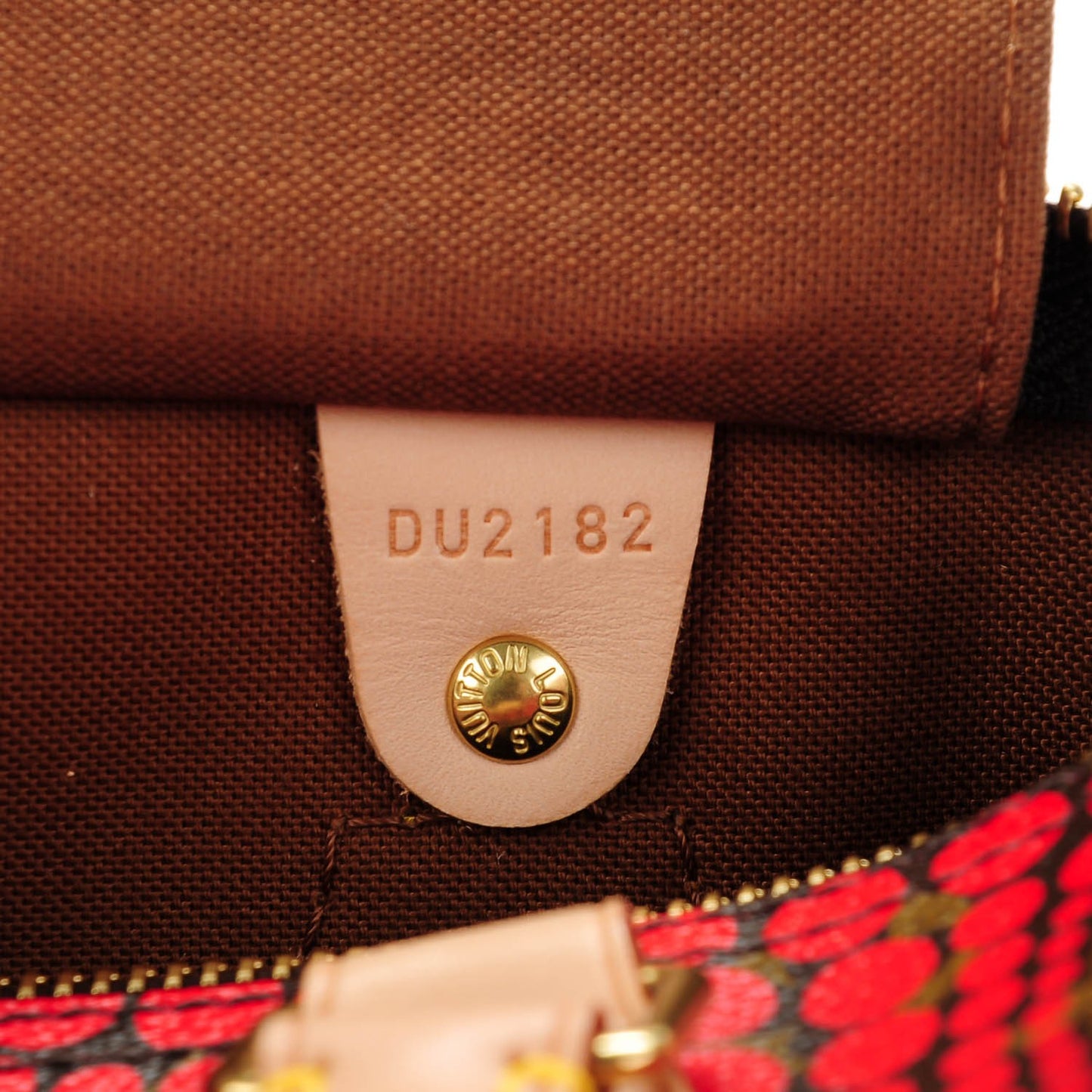 Monogram Kusama Town Speedy 30 Red
