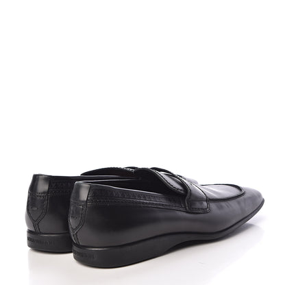 Louis Vuitton Calfskin Mens Loafers 7 Black 5 of 11