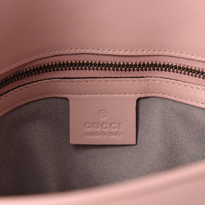 Gucci Calfskin Matelasse Small GG Marmont Shoulder Bag Perfect Pink 9 of 11
