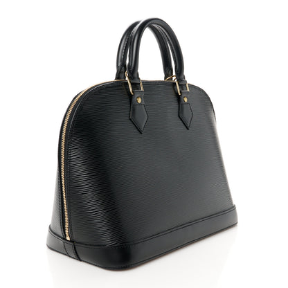 Louis Vuitton Epi Alma PM  Black 3 of 12