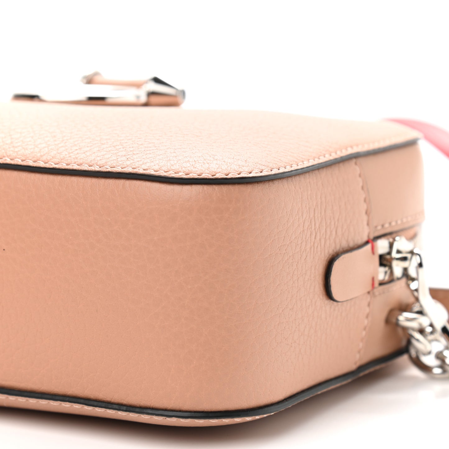 Calfskin Mini Rubylou Crossbody Nude